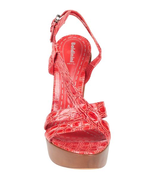 Baldinini Red Sandals