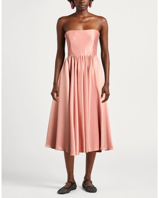 Pinko Pink Midi Dress