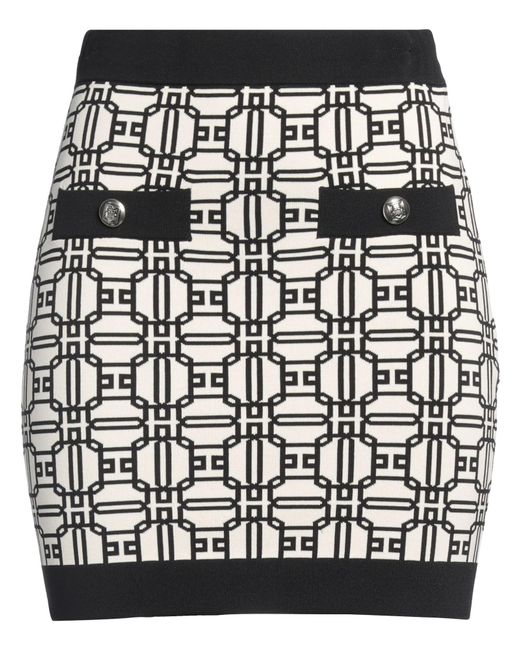 Elisabetta Franchi Black Mini Skirt