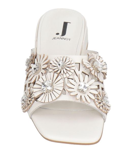 Jeannot White Sandale