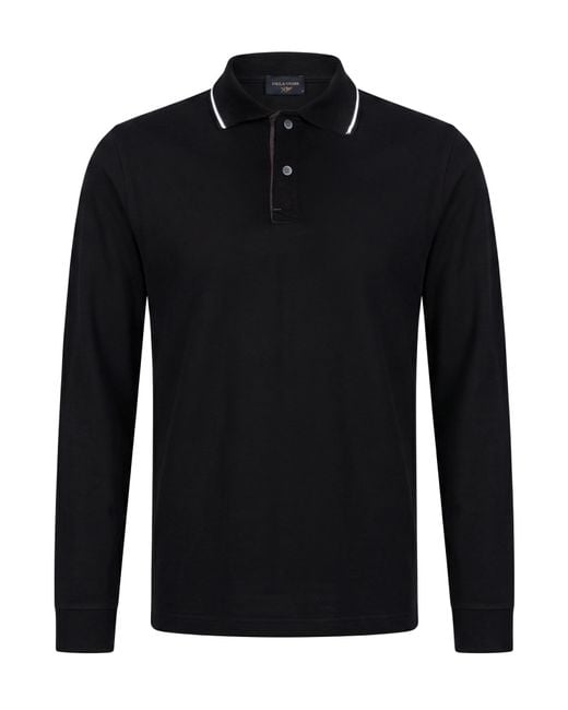 Paul & Shark Blue Polo Shirt Cotton, Lyocell for men