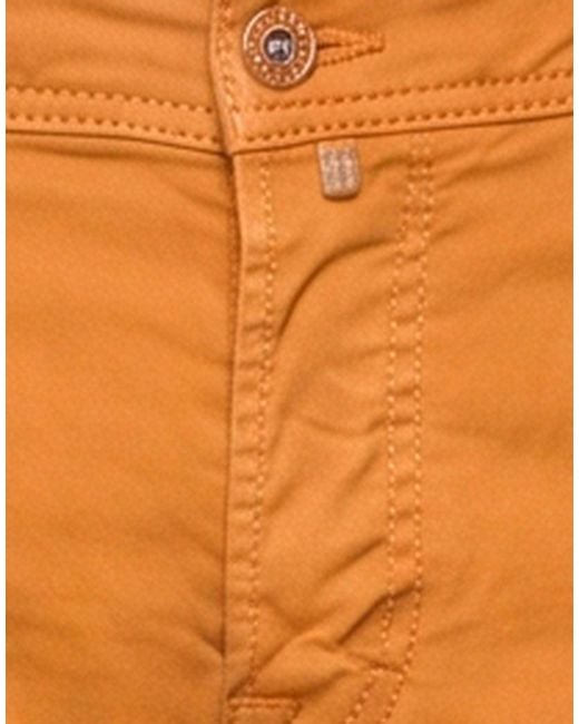Jacob Cohen Orange Pants Cotton, Elastane for men