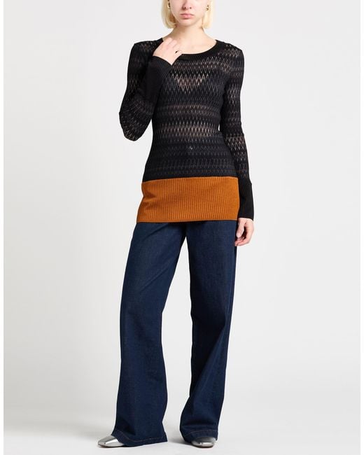 Missoni Black Sweater Viscose, Wool