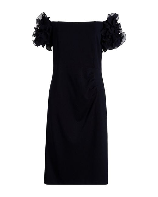 Joseph Ribkoff Black Signature Midnight Midi Dress Polyester, Elastane