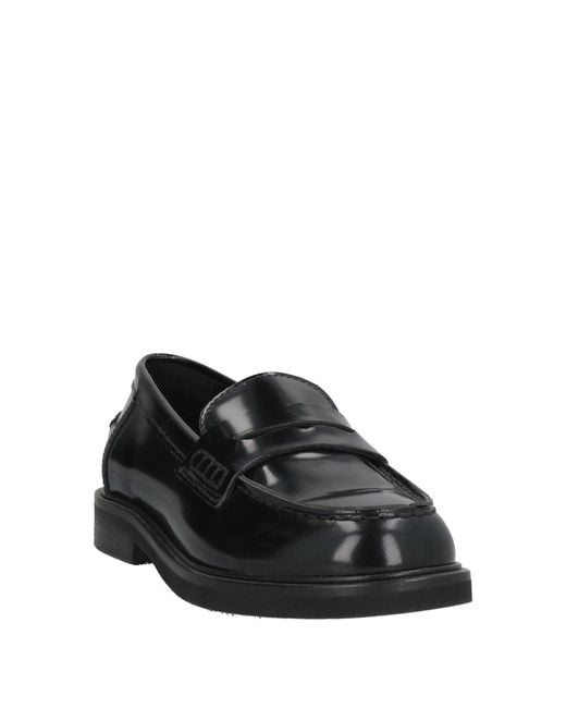 POESIE VENEZIANE Black Loafers Leather
