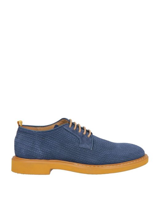 CafeNoir Lace-up Shoes in Blue for Men | Lyst