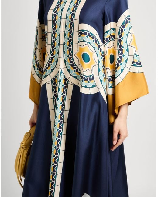 LaDoubleJ Blue Maxi Dress Silk