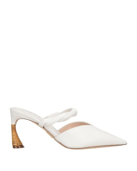 Rodo White Mules & Clogs