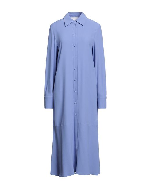 Erika Cavallini Semi Couture Blue Midi Dress