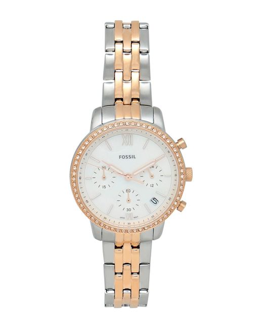 Montre de poignet Fossil en coloris Metallic