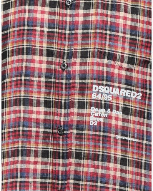 DSquared² Red Shirt for men