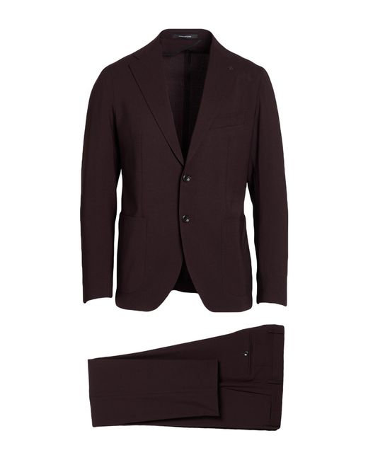 Tagliatore Blue Suit Virgin Wool, Elastane for men