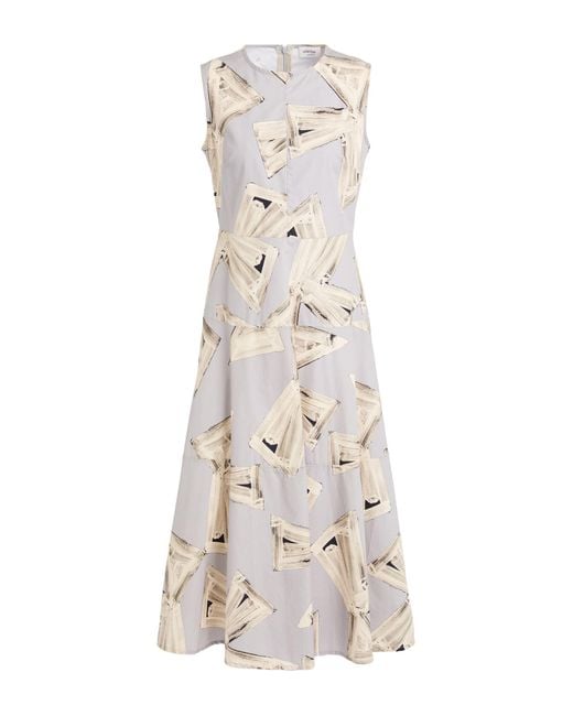 Ottod'Ame White Midi Dress