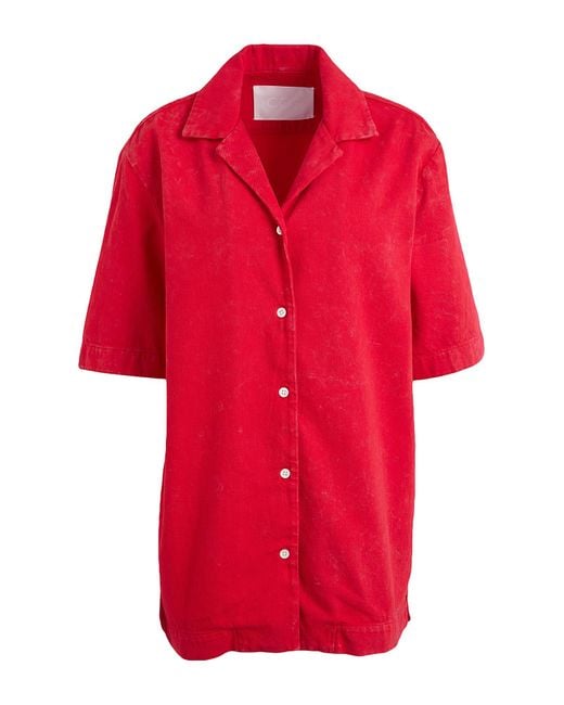 Camisa vaquera COS de color Red