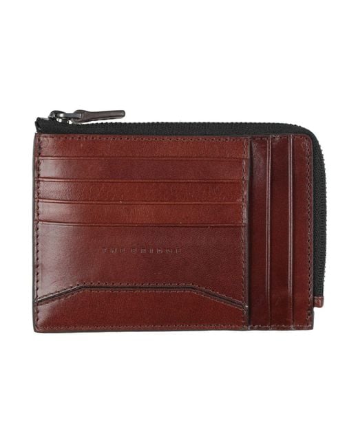The Bridge Red Cardholder Leather for men