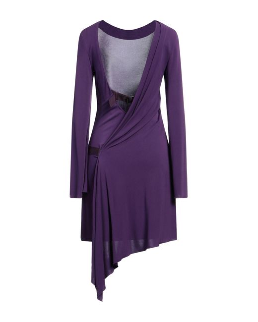 Alberta Ferretti Purple Mini Dress