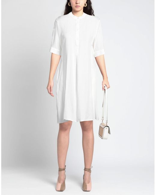 Camicettasnob White Midi Dress