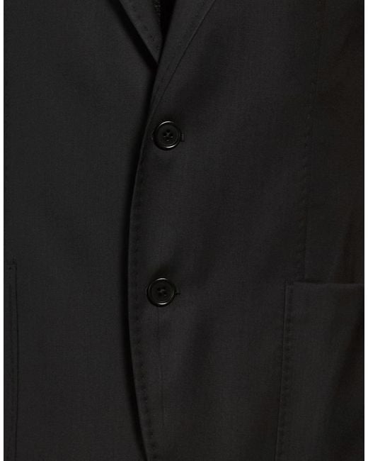 Tombolini Black Blazer Virgin Wool, Viscose, Elastane for men