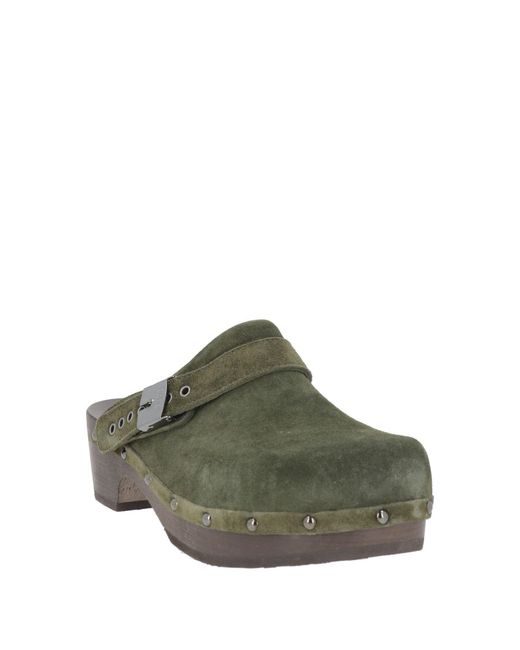 Scholl Green Mules & Clogs