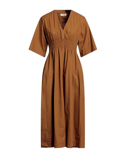 Momoní Brown Midi Dress