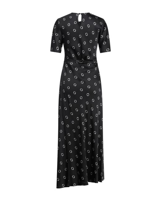 MSGM Black Maxi Dress Viscose