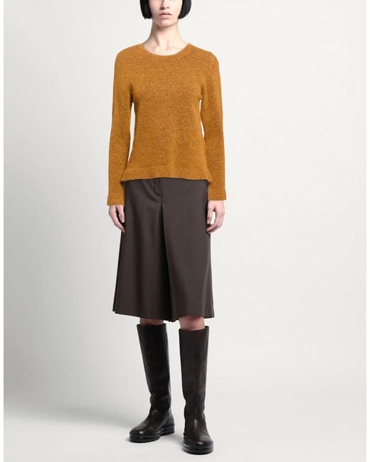 ALESSANDRO ASTE Brown Sweater Alpaca Wool, Merino Wool, Polyamide, Elastane