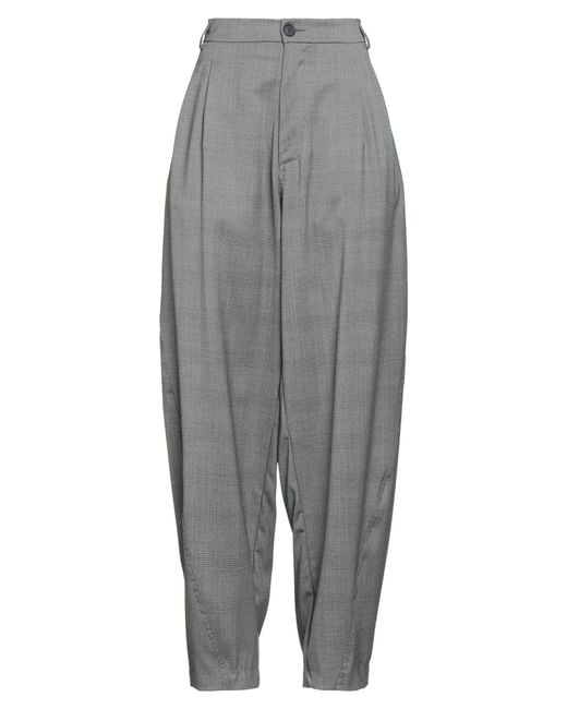 DARKPARK Gray Pants Virgin Wool, Elastane