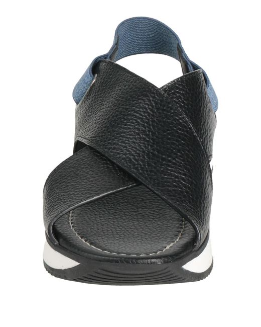 Pollini Black Sandals