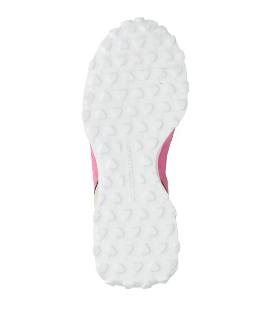Date Pink Sneakers Leather, Textile Fibers