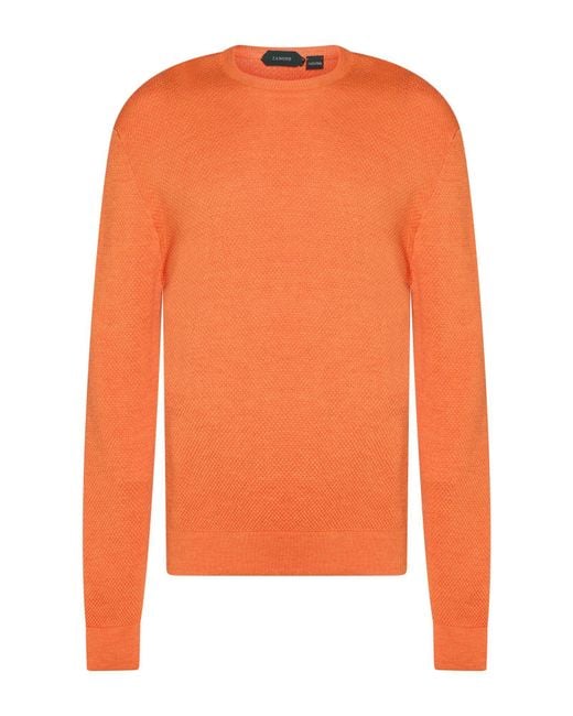 Pullover Zanone de hombre de color Orange