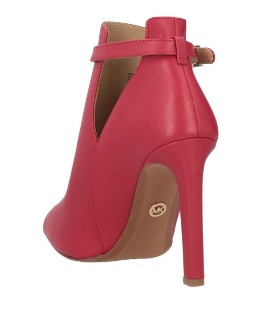 MICHAEL Michael Kors Red Ankle Boots