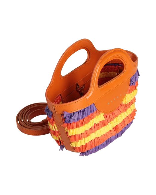 Borsa A Mano di Marni in Orange