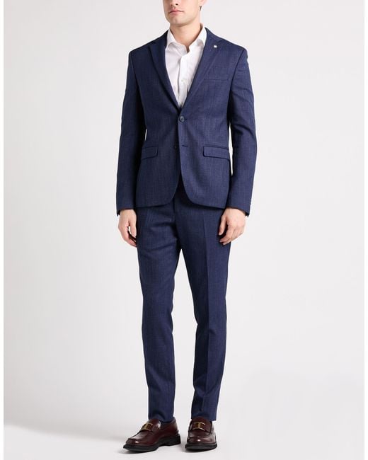 Manuel Ritz Blue Suit for men
