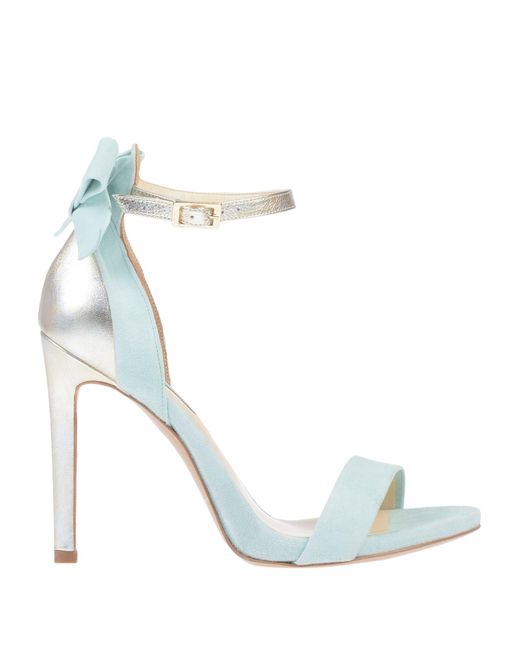 sky blue sandals