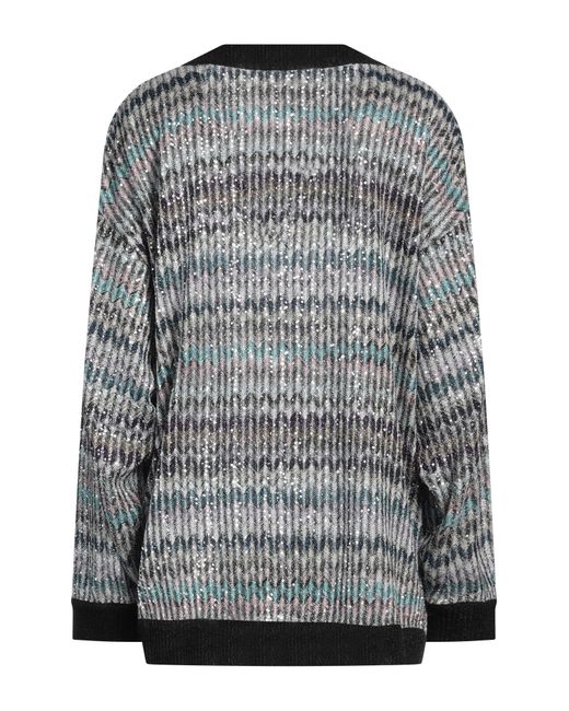 Missoni Gray Sweater Viscose, Polyamide, Polyester, Metallic Fiber