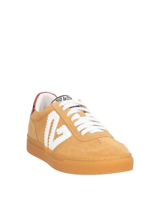 Emanuélle Vee Natural Camel Sneakers Leather