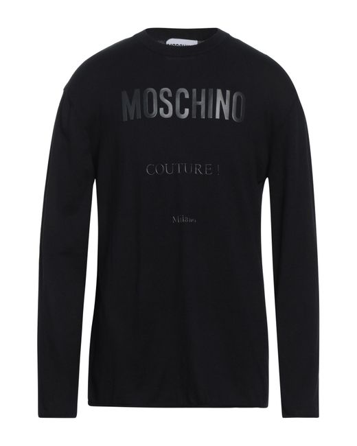 Mens black moschino jumper 2025