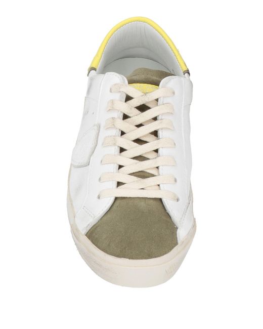 Philippe Model White Trainers for men