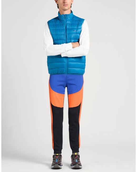 Bikkembergs Blue Pants Cotton, Elastane for men