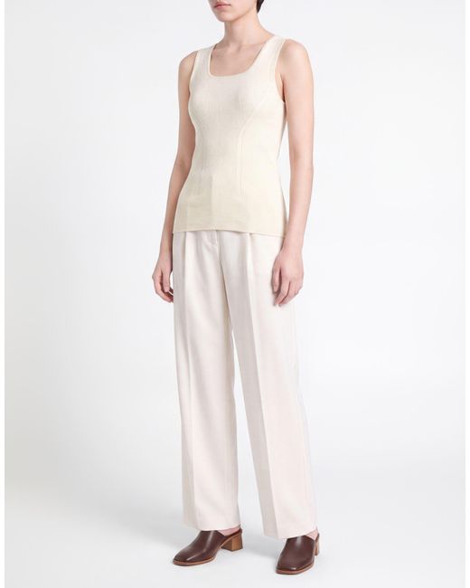 Gentry Portofino Natural Ivory Top Virgin Wool, Silk