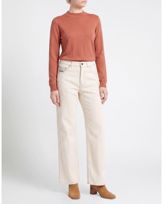 Missoni White Cream Pants Cotton, Viscose, Metal Fiber