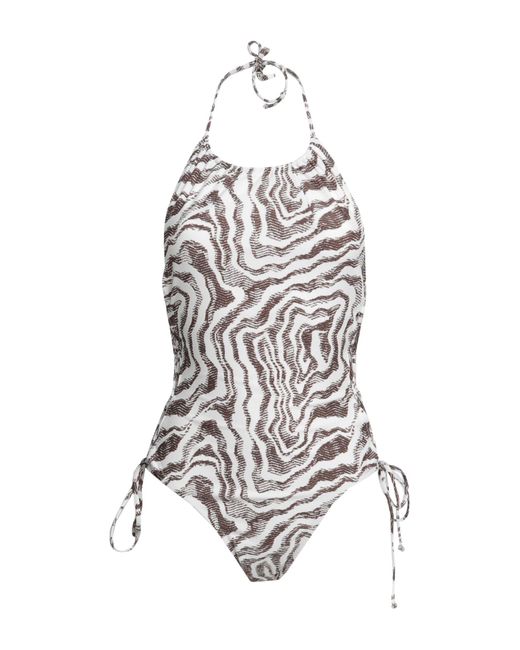 Ganni White One-piece Swimsuit