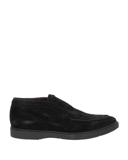 Tagliatore Black Ankle Boots Leather for men