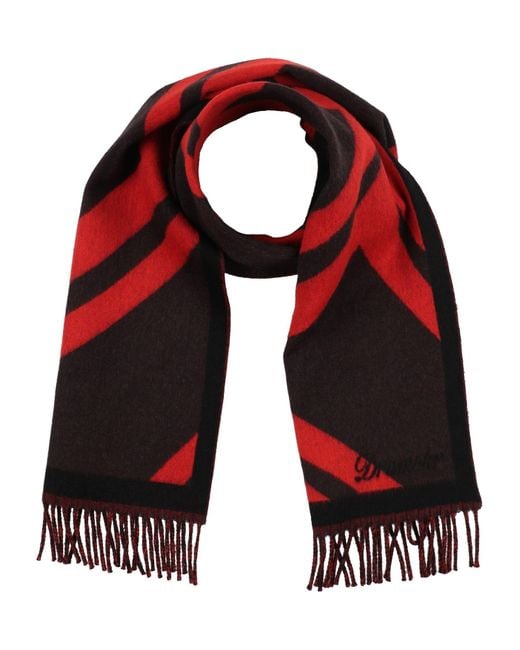 Drumohr Red Scarf Wool for men
