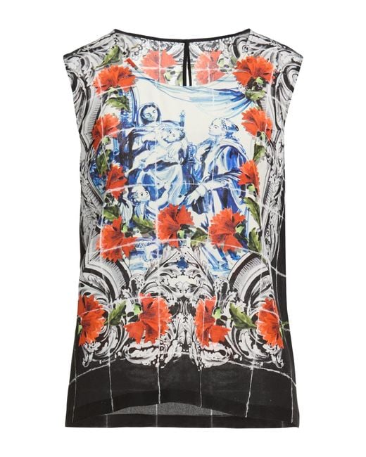 Dolce & Gabbana White Top Silk