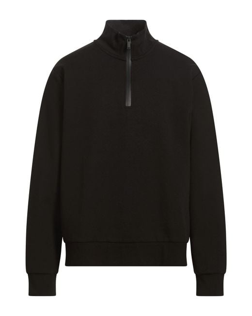 Calvin Klein Black Sweatshirt Cotton, Polyester, Elastane for men