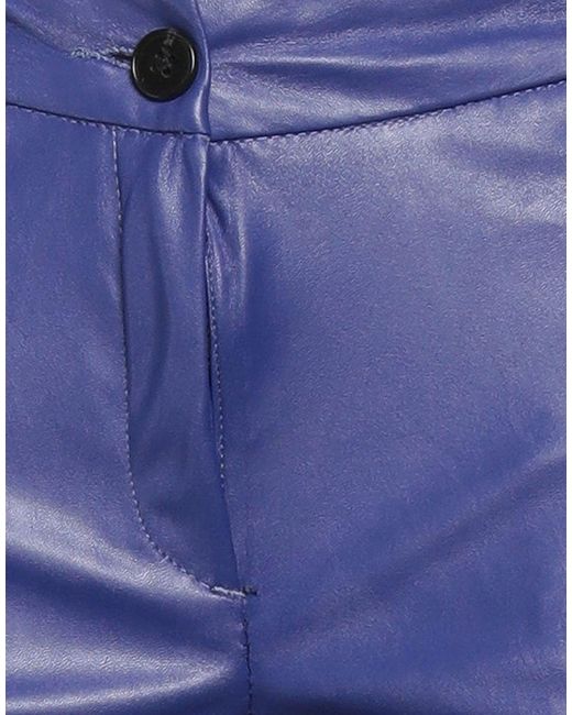 White Sand Blue Pants Polyester, Polyurethane