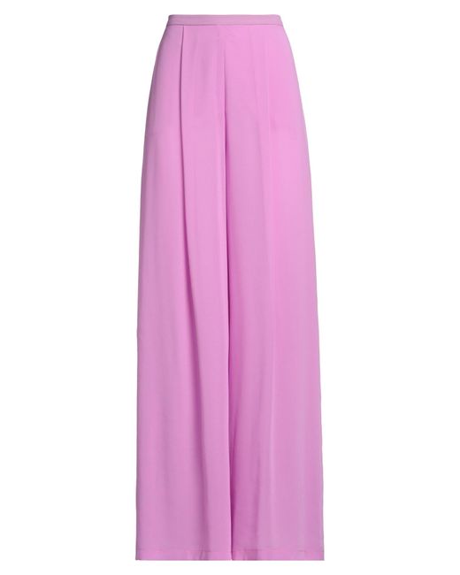 SIMONA CORSELLINI Pink Pants Polyester