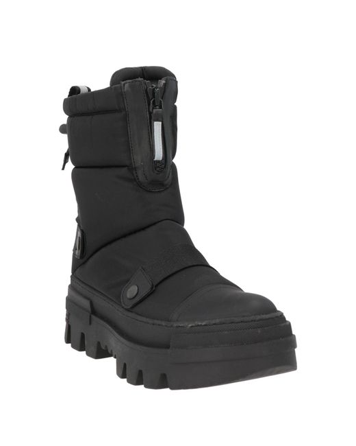 Premiata Black Ankle Boots Textile Fibers