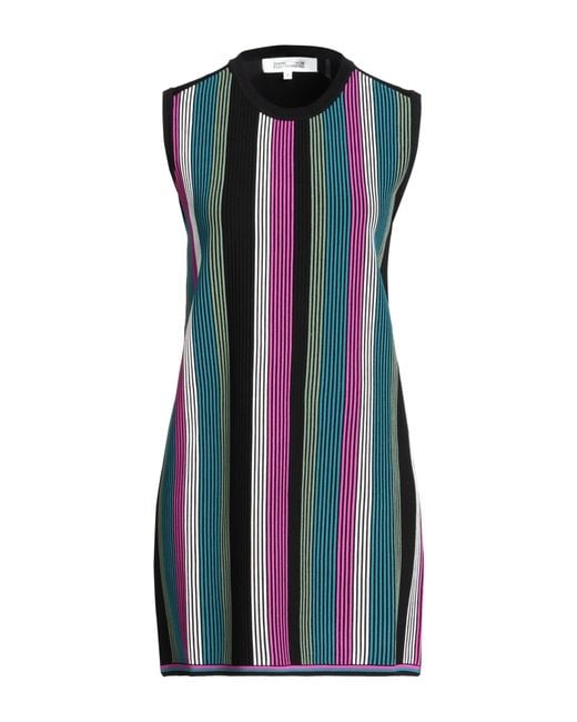 Diane von Furstenberg Blue Mini Dress